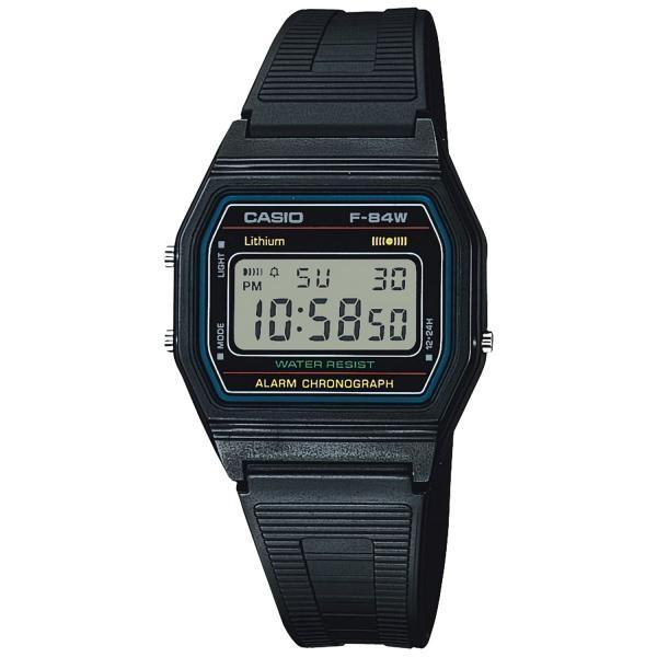 Japan Casio Watch Digital Waterproof for Daily Use Black F-84W-1QJH
