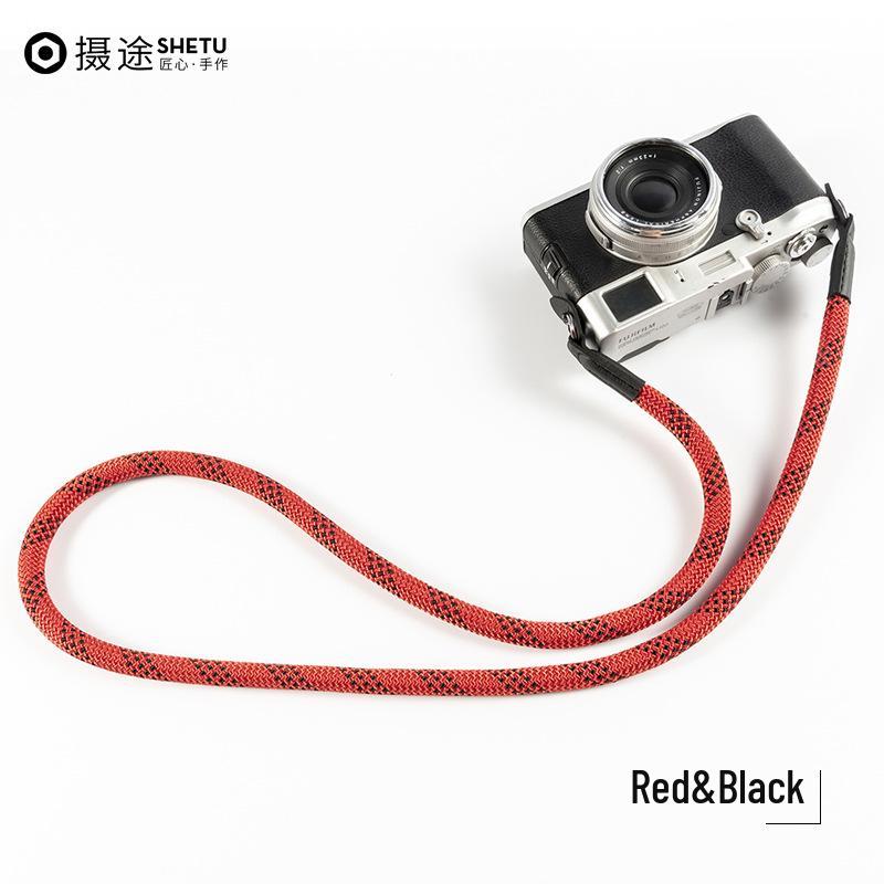 Shetu Vintage Mountaineering Camera Strap for Leica, DSLR, and Mirrorless Cameras