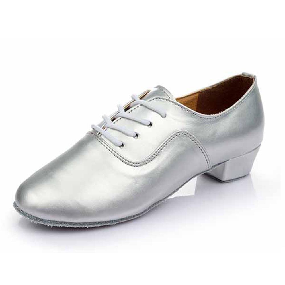 34-45 Size Boys Adult Men Latin Dance Shoes Soft Sole Ballroom Standard Dancing Shoes Heeled 3.5cm