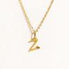 Charms Heart Initial Necklaces for Women,Gold Plated Letter Pendant Necklace, 26 Capital A-Z Stainless Steel Jewelry