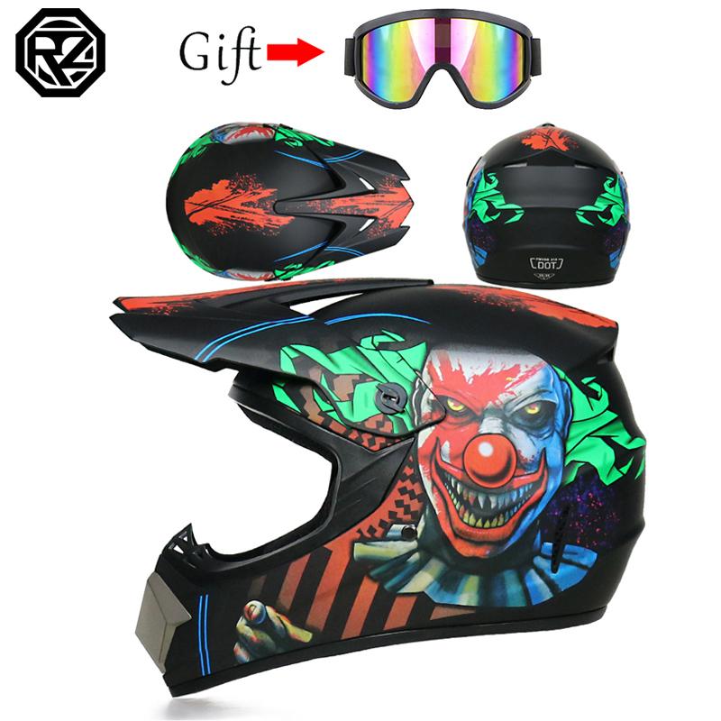 Children And Adolescents Professional Full Coverage Motorcycle Off-Road Race Helmet Bike Am Dh Helmet Capacity Motocross Casso