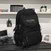 Large capacity simple schoolbag high school student backpack casual college student couple backpack