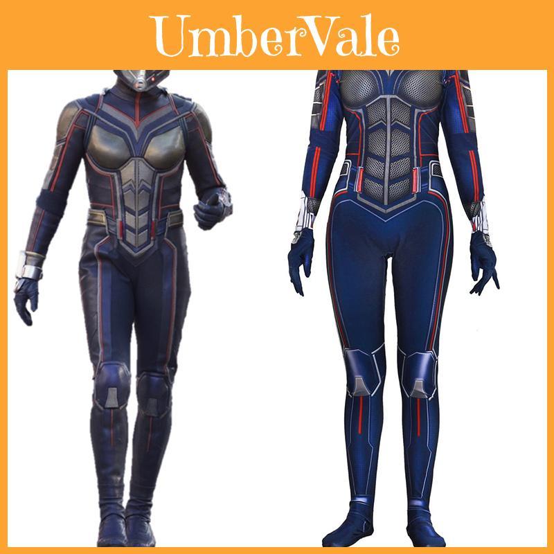 Wykwintny Obcisły Kostium Superbohatera Ant-man Wasp Cosplay Dla Dzieci I Dorosłych