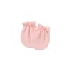 1 Pair Baby Anti-scratch Soft Cotton Gloves Newborn Solid Color Handguard Mittens Infants Supplies 77HD