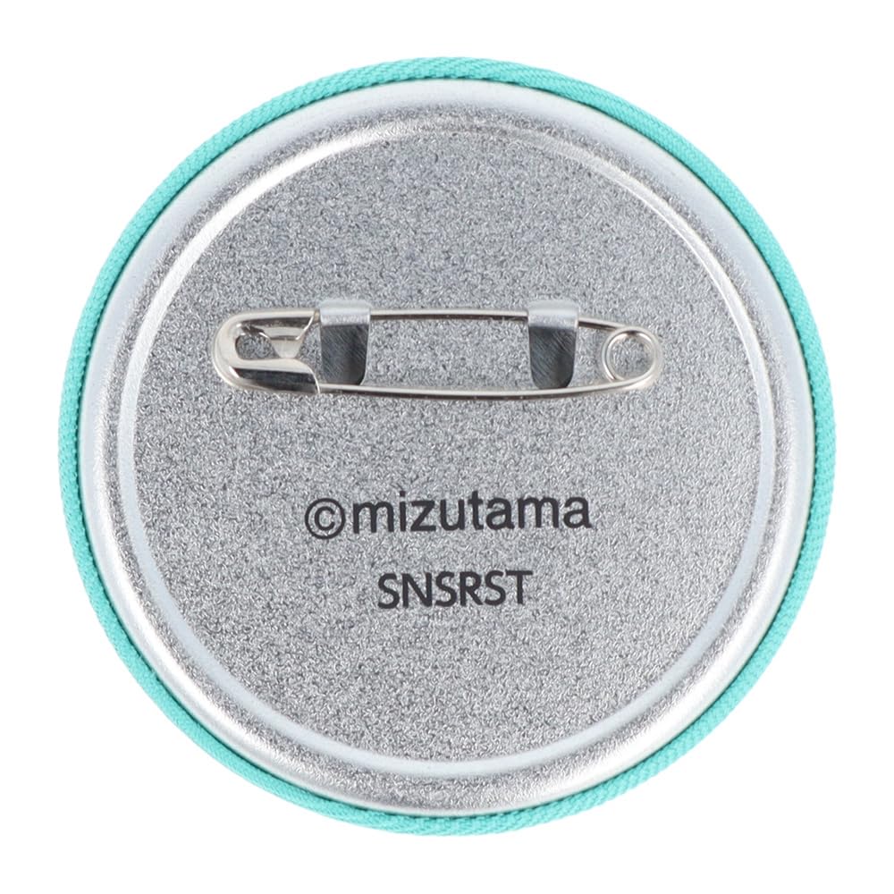 Sun-Star Stationery mizutama Embroidered Can Badge, Green, S8346887