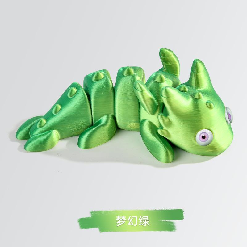 10cm 3D Printed Toys Simulation Doll Fish Realistic Eyes Body Joints Movable Children Toys Gifts Home Decoration