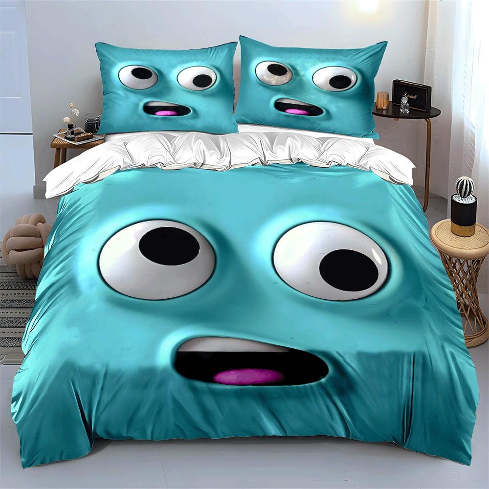 Three-Piece Colorful Decorative Set Exquisite Three-Piece Bedding Set Gift For Kids And Adults