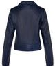 New Women's Jacket Navy Blue Handmade Leather Lambskin Stylish Casual Wear Biker