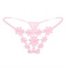 Damen-String mit Stickerei, ausgehöhlter Tanga, sexy Höschen mit niedriger Taille, 65