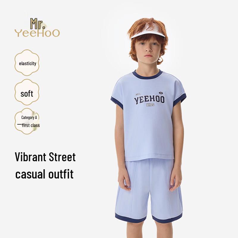 YEEHOO Boys  Summer Knit Sport Set 130