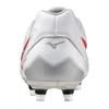 Rugby Shoes Waitangi II Club Wide 4E [Mizuno] CL, Activities, Fit, Lightweight, White/Red, 25.0 Cm,