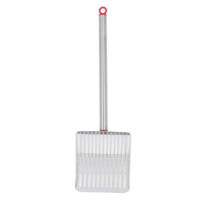 Cat Litter Scoop Long Handle Metal Removable Anti Splashing Fast Filtration Cat Litter Shovel