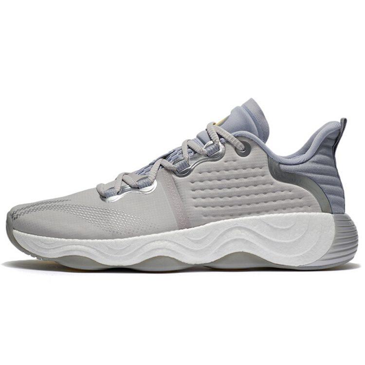 Li Ning Wujie 3 Low Top Casual Shoes Men's Microcrystalline Gray AFVS003-1