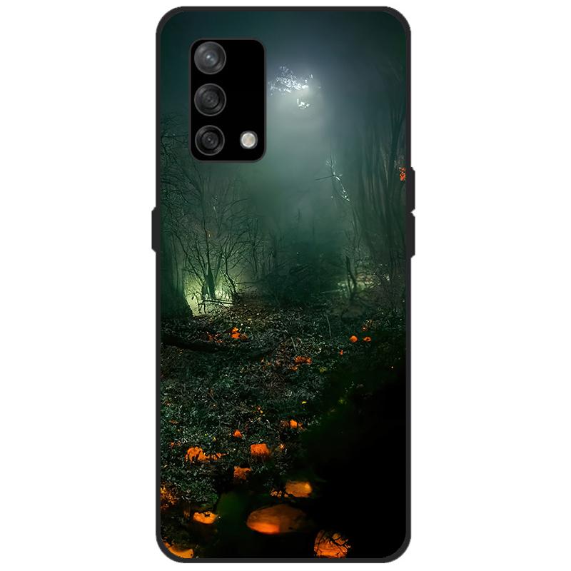 

For Oppo A74 4G CHP2219 or Reno6 Lite CPH2365 Case Black TPU Soft Silicon Phone Back Cover Funda Capa Shockproof Bumper Coque OPPO Reno6 Lite