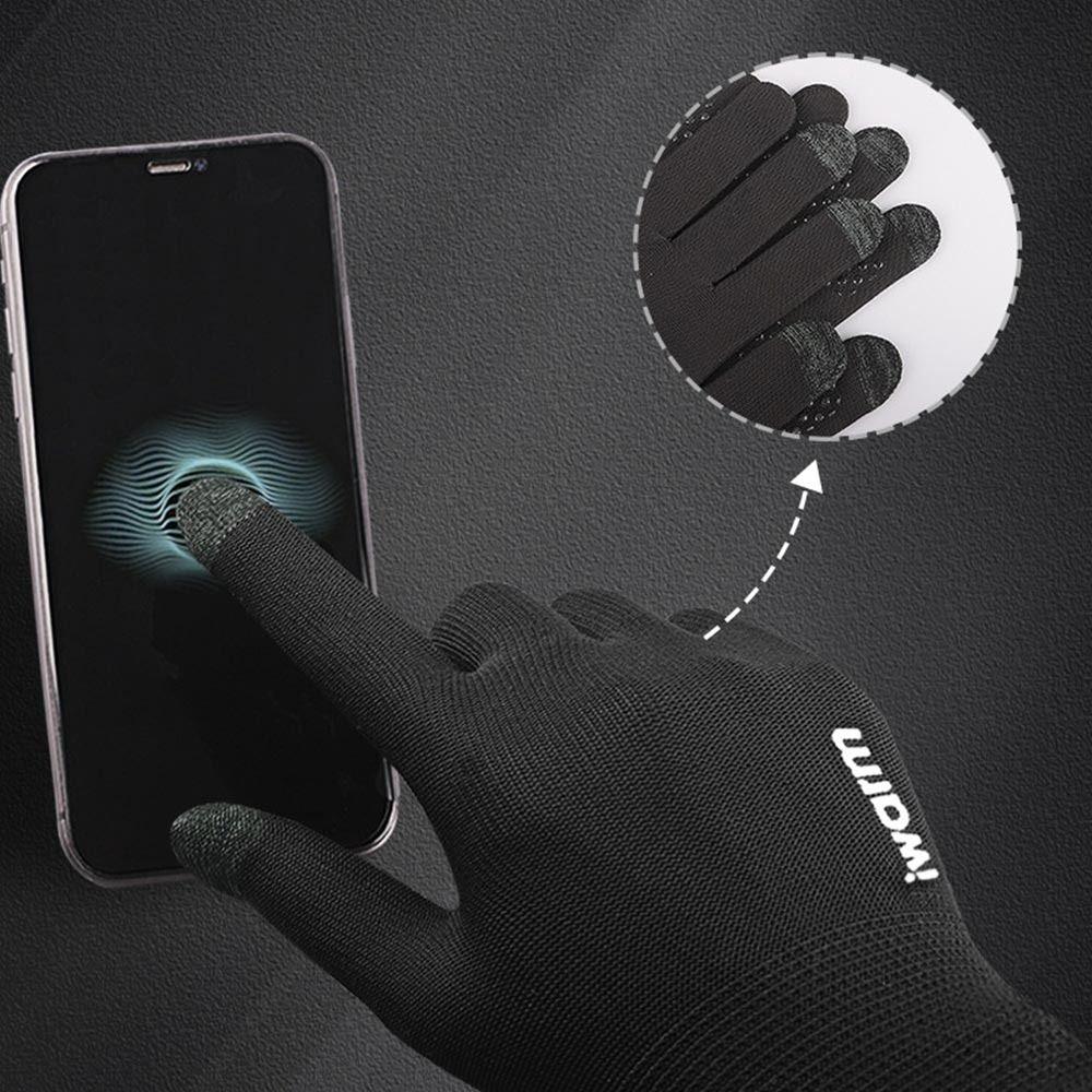 Women Outdoor Sport Knitted Wool Mitts Sport Cycling Gloves Touch Screen Gloves Full Finger Mittens