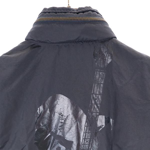 HYSTERIC Back Print Nylon Jacket FREE Ripstop Fabric with Mesh Lining Men's Used