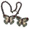 Vintage Colorful Butterfly Necklace Light Luxury Sweet Fairy Like Floating Cute Meeting Standard Of Versatile Brooch