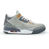 CT8532-012 Nike Air Jordan 3 Retro Cool Grey Argento Grafite Chiaro Scorza d'Arancia