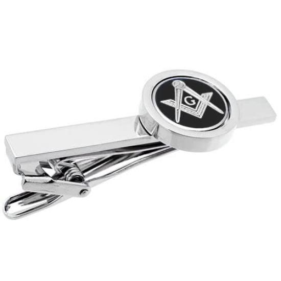 Freemason Tie Tie Tie 3 Colors White Clip, Bar, Pin, Available Black, Blue, (black)