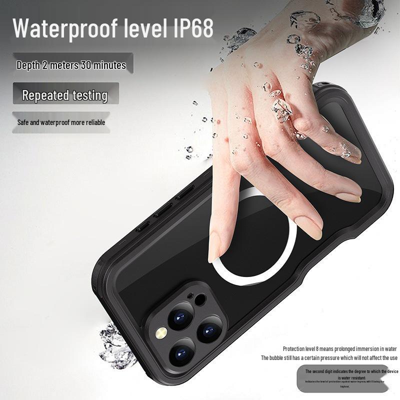 Red Pepper iPhone 16 Pro Max Waterproof Shockproof Diving Case