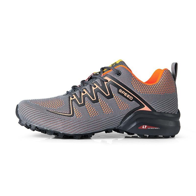 Large size outdoor shoes hiking shoes outdoor light training shoes men's shoes mesh casual shoes men's K100