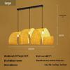 Bamboo Weaving Chandelier: Japanese Bar & Zen Tea Room Decor