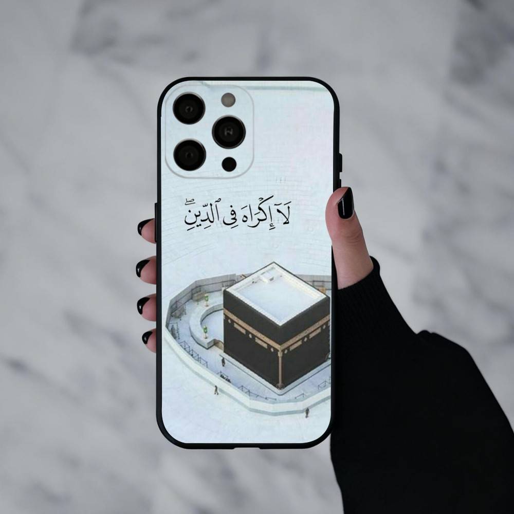M-Moslem and K-kaaba  Phone Case Silicone Soft For IPhone 17pro 16 15 14 13 12 11 X XR Plus Pro Max Plus
