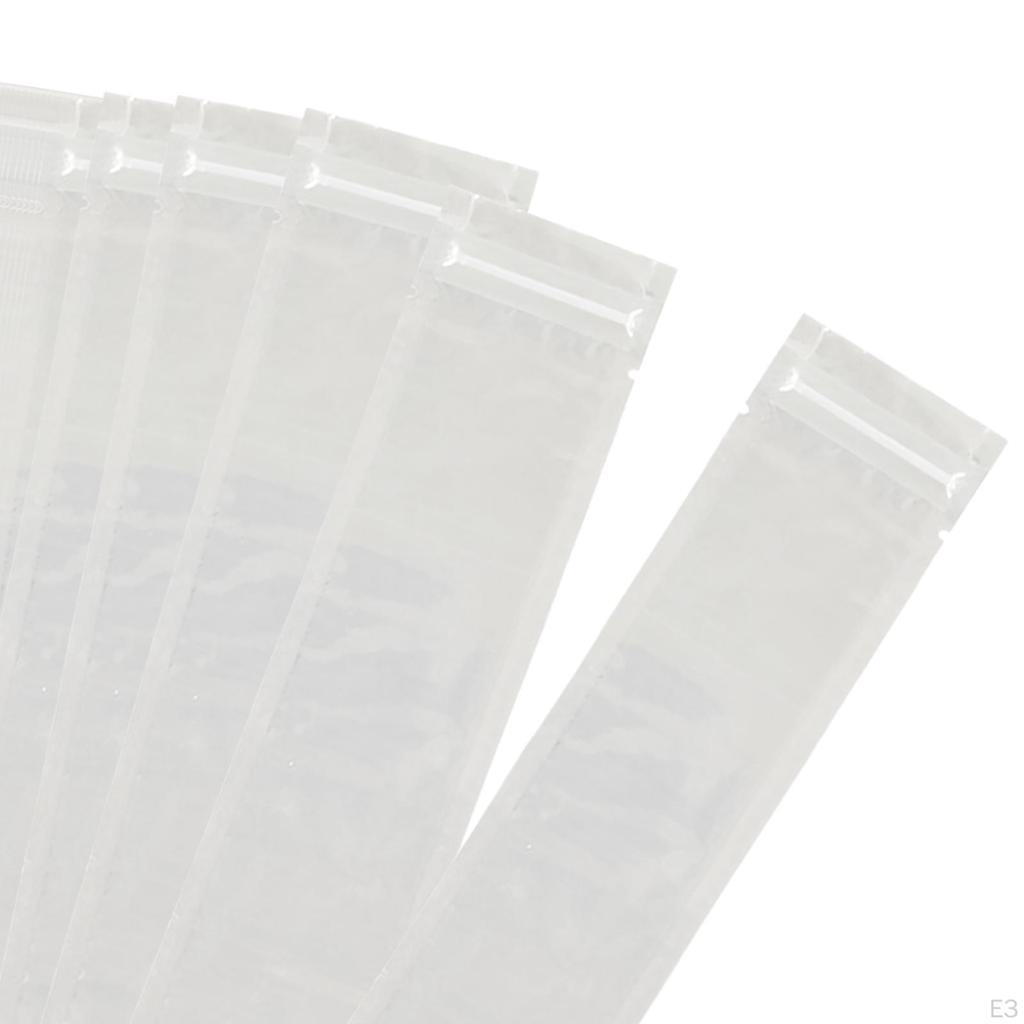 S Bag Ice Freezer Tubes with Zip Seals for Fruit Smoothies Juice