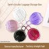 Mini Semi-Circular Trolley Case: Cute Plastic Ornament, Wedding Candy, Desk Storage & Jewelry Box
