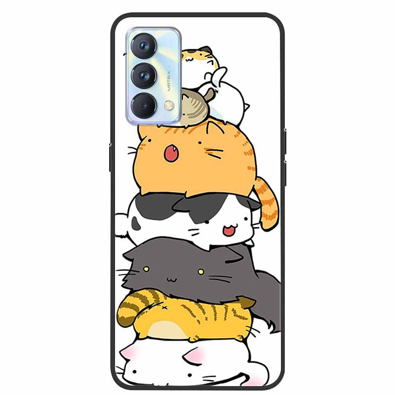 For Realme GT Master Cases Soft TPU Silicone Cat Lovely Covers For Realme GT 5G Back Case Funda RealmeGT Master Explorer Edition