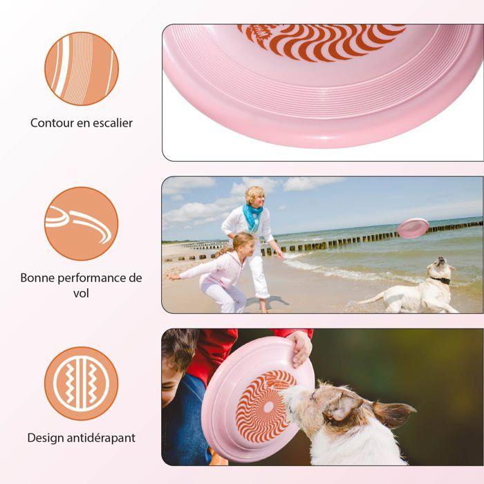 Frisbee Disque Volant, 23,75cm für 5 Jahre und Älter - 100g, Rosa