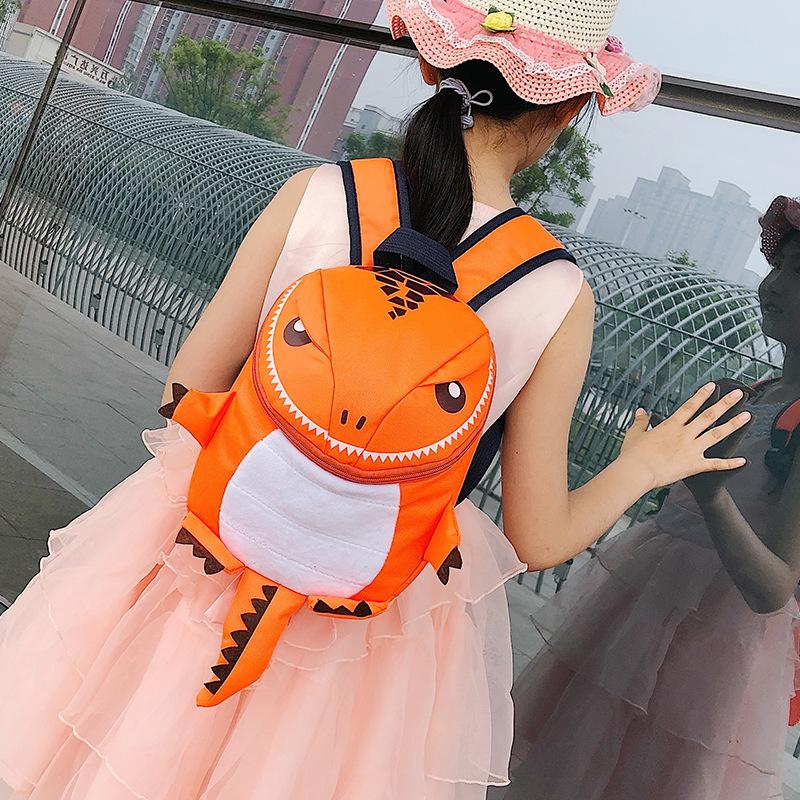 Children'S Backpack Cartoon Cute Boys And Girls Kindergarten School Bag Little Dinosaur Backpack