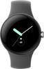 Google Pixel Watch 4G Polished Silver Sportarmband Charcoal