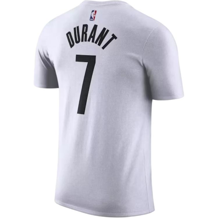 Nike Brooklyn Nets Graphic Crew Neck Short Sleeve T-Shirt Men Tops White DR6362-107
