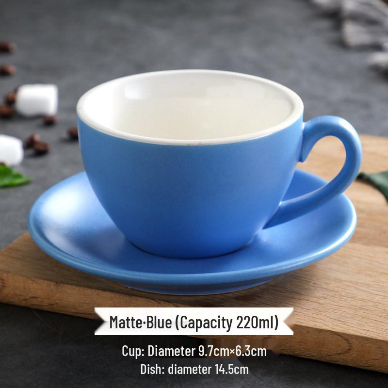 

Керамический набор чашек для капучино и латте с логотипом соревнований - 220 мл 220ml