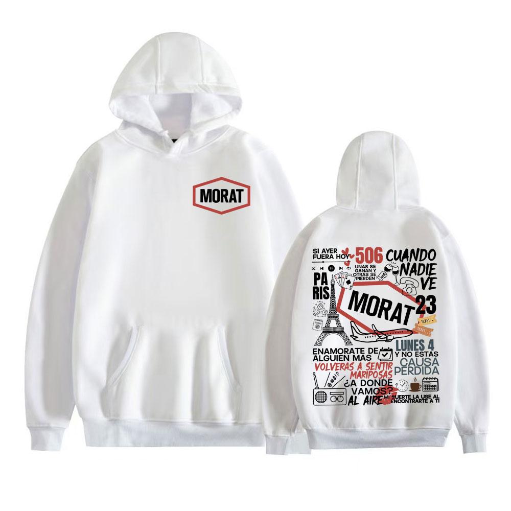 Rock Band Morat Album Graphic Print Hoodies Men Women Fashion High Street Hip Hop Pullovers High Quality Long Sleeve Sweatshirts