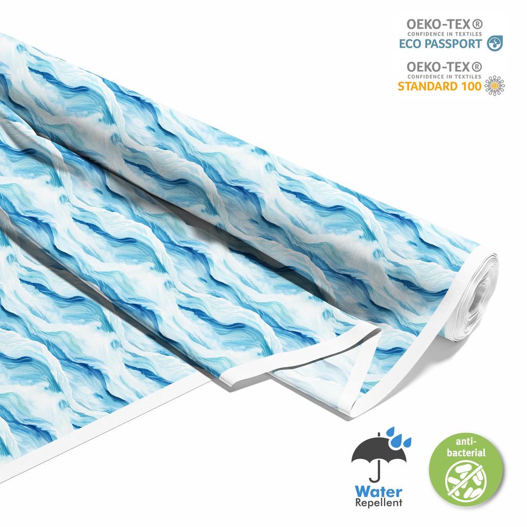 Outdoor Dekostoffe Oxford - Meereswelle - Dx2259