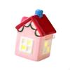 Mini Ceramic Light Up House Decoration Accessories Birthday Gift Xmas Ornament for Indoor Cabinet