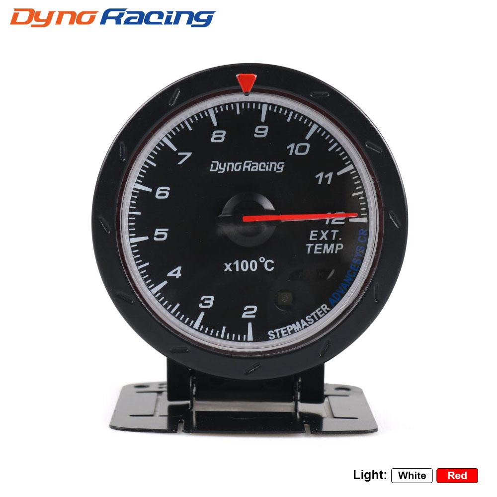 Dynoracing 60MM Volt meter Water temp Oil temp gauge Turbo Boost gauge Oil press meter Exhaust gas temp gauge EGT Vacuum gauge