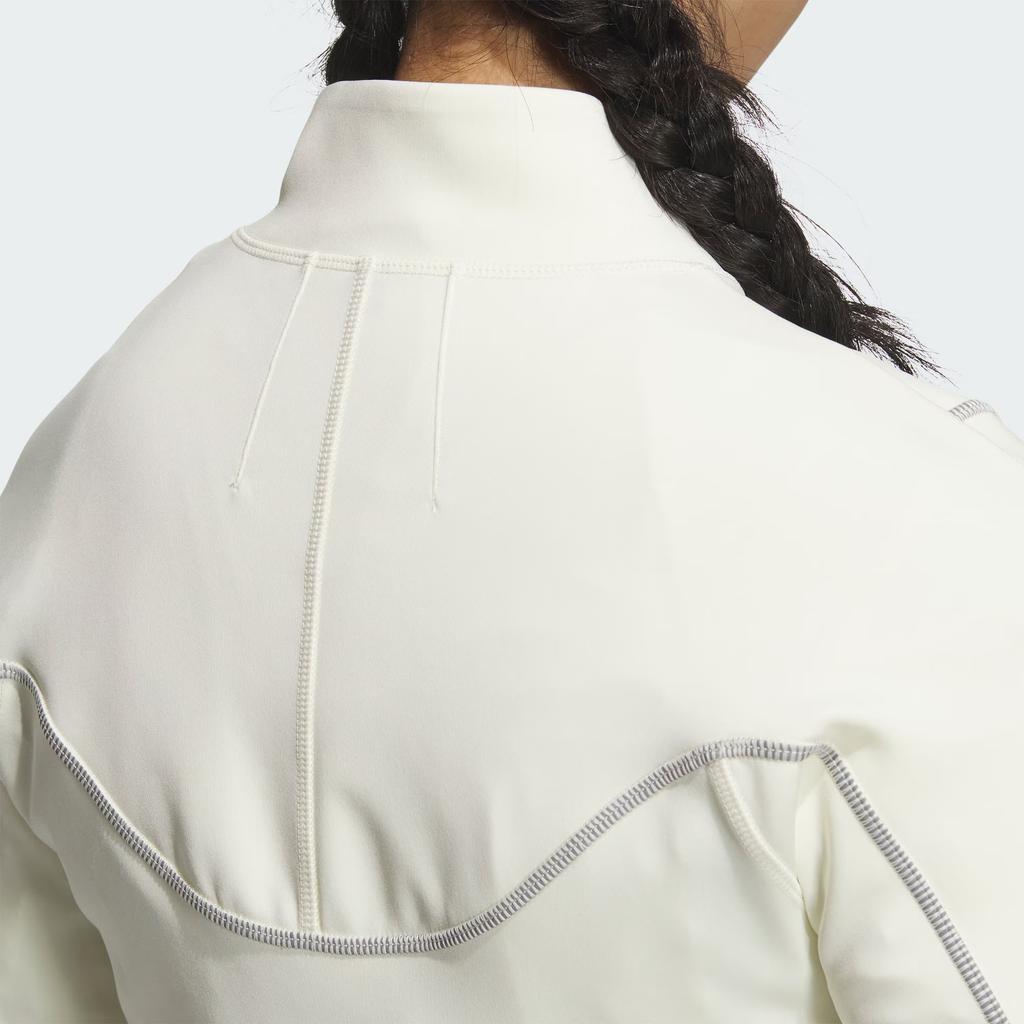 Adidas FW24 FUSTL W P SWT2 Sports Casual Pullover Long Sleeve Sweatshirt Women Sweatshirt Ivory JM6213