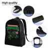 3D Printing Ninjas Turtles Backpack for Boys Girls Superhero School College Travel Bags Men Women Bookbag Fits 15 Inch Laptop