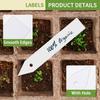 Plastic Plant Tags Reusable Plant Marker Pen Labels with Plant Name Tags Planter Label Stakes