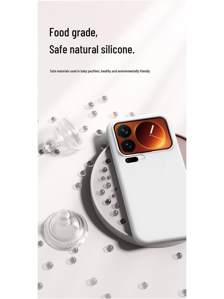 Xiaomi 17 Pro Max Liquid Silicone Protective Case for Women