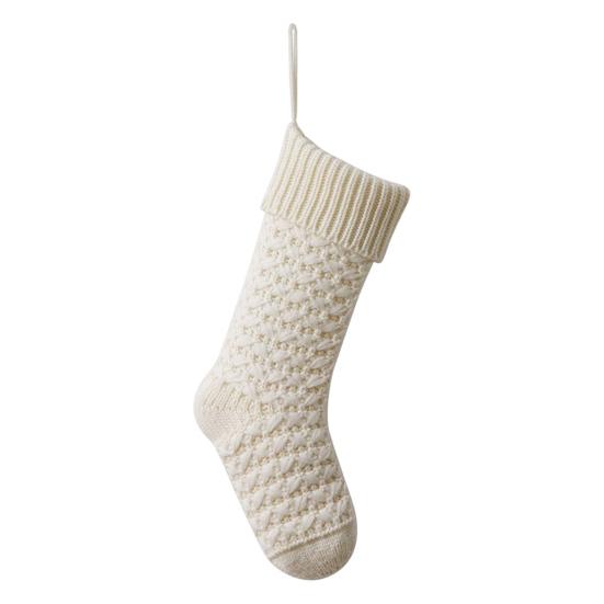 Christmas Stockings 18 Inches Large Knitted Xmas Stocking Fireplace Hanging Decoration for Holiday Home Party Decor