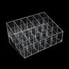 Clear Acrylic 24 Lipstick Holder Display Cosmetic Organizer Makeup Case Storage