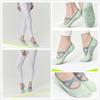 Grippers Cushioned Silicone Sole Women Breathable Ballet Cross Yoga Socks Pilates Socks Anti Slip