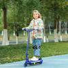 Electric Scooter for Kids 6-14 Years, with Colourful Lights, Blue