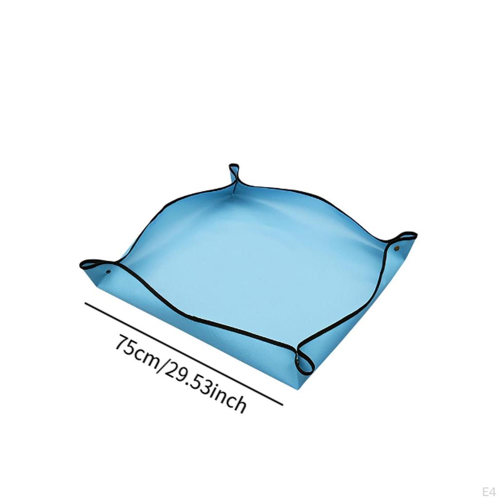 Umtopfmatte, faltbares Design mit Schmutzfang-Funktionen