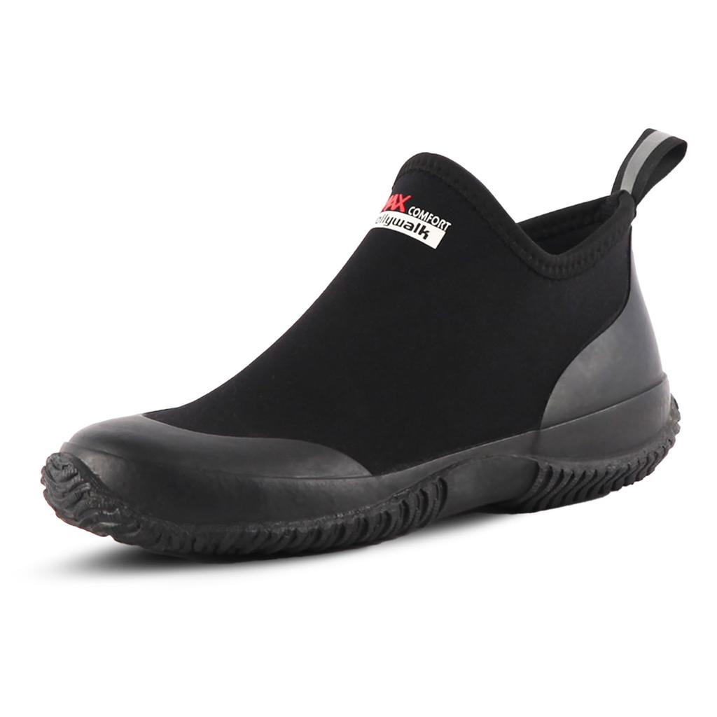 Jollywalk Neoprene Rain Rubber Short Rain Fully Easy To Perfect for Typhoons and Rainy Perfect for Rain or Shine Men's Boots, Boots, Shoes,