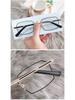 Ultra-Clear Frameless Men's Reading Glasses - Anti-Blue Light, Anti-Fatigue, HD Farsightedness Glasses for Middle-Aged and Elderly